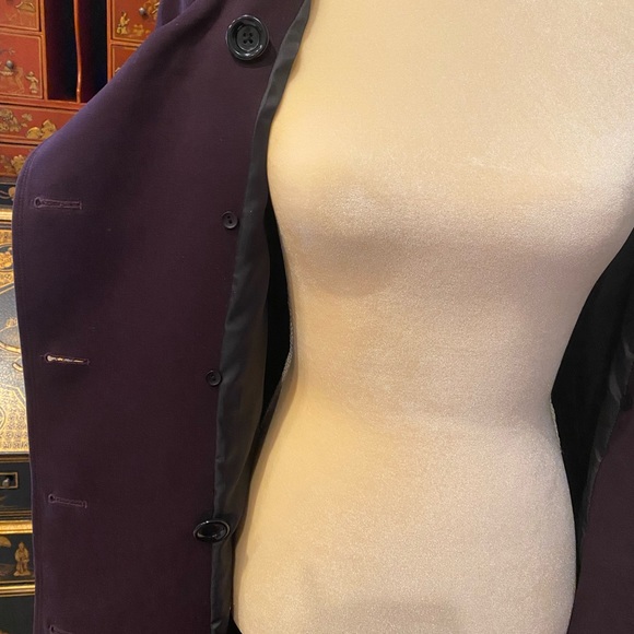 Cour Carre Deep Purple Trench Coat - Picture 9 of 9